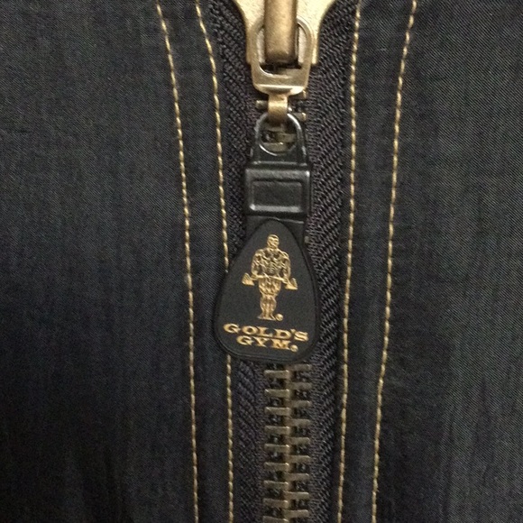 Golds gym rain resistant warm weather puffy jacket - Picture 5 of 12